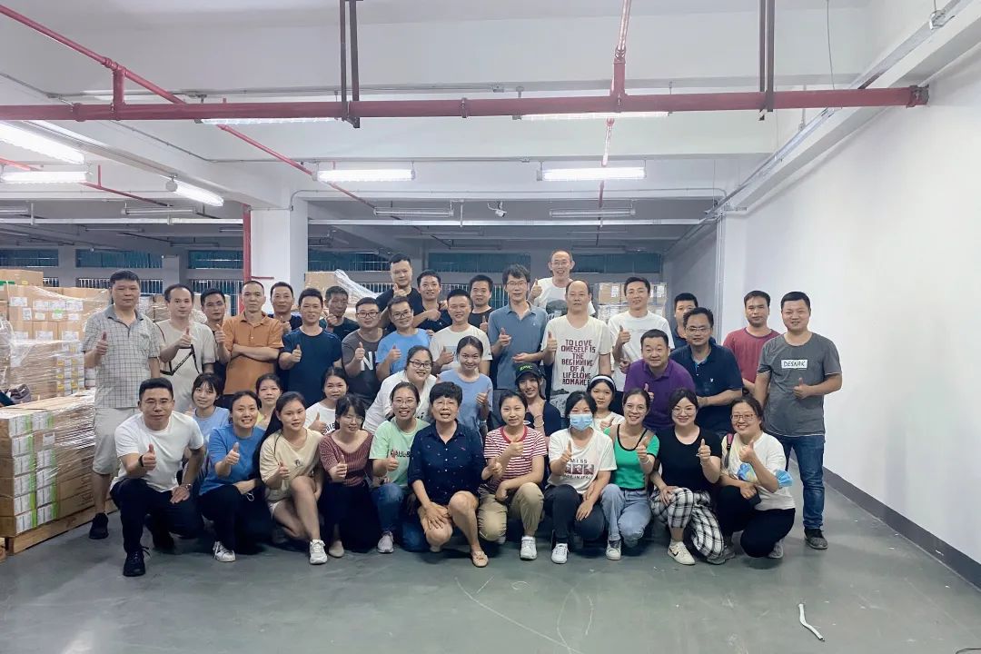 同心聚力 战高温酷暑，gt国际娱乐智控圆满完成深圳仓搬迁工作